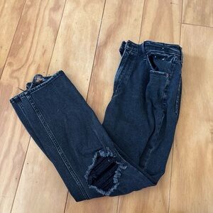 Abercrombie & Fitch Dark Blue Boyfriend Jeans